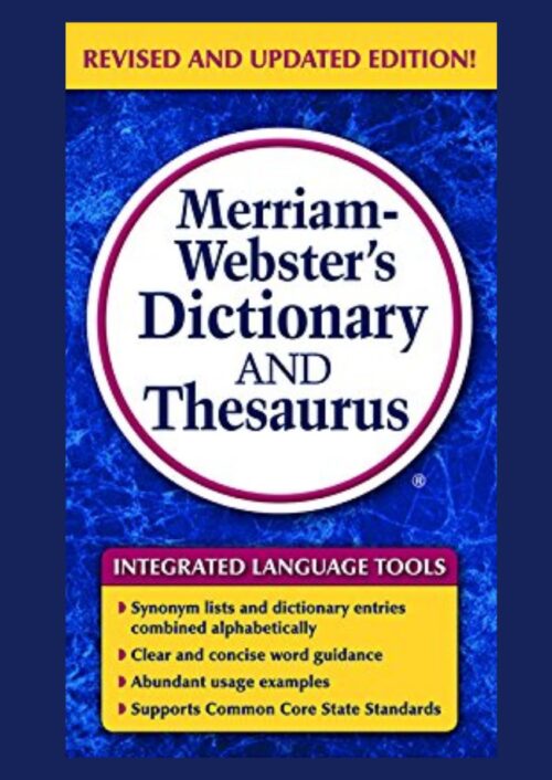 Webster's Dictionary and Thesaurus Webster's Dictionary and Thesaurus
