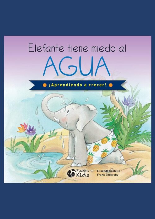 Elefante tiene miedo al agua