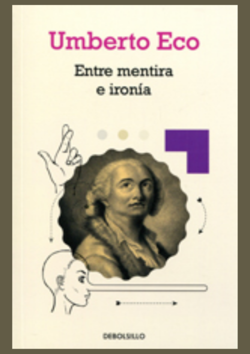 Entre mentira e ironía